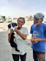 Roxy back with her parents